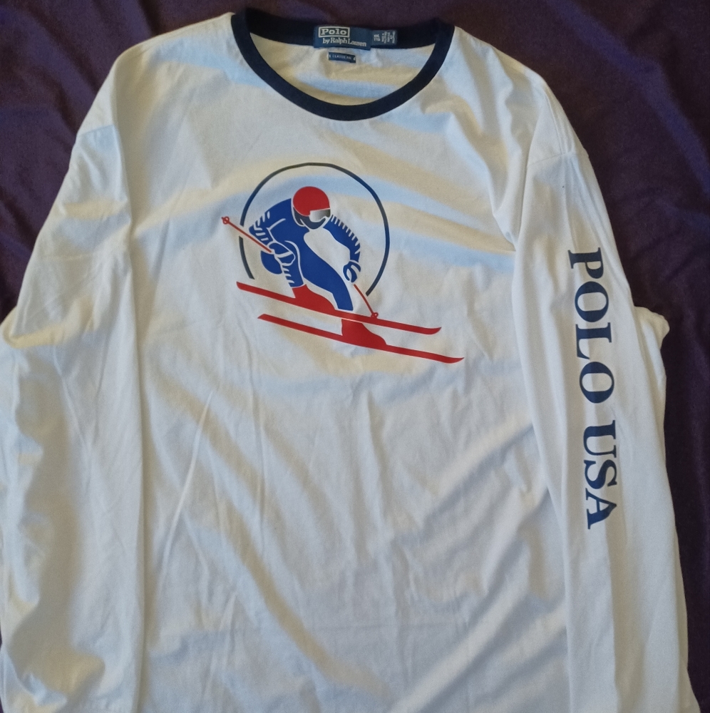 XXL POLO BY RALPH LAUREN CIRCLE SKI LONG SLEEVE